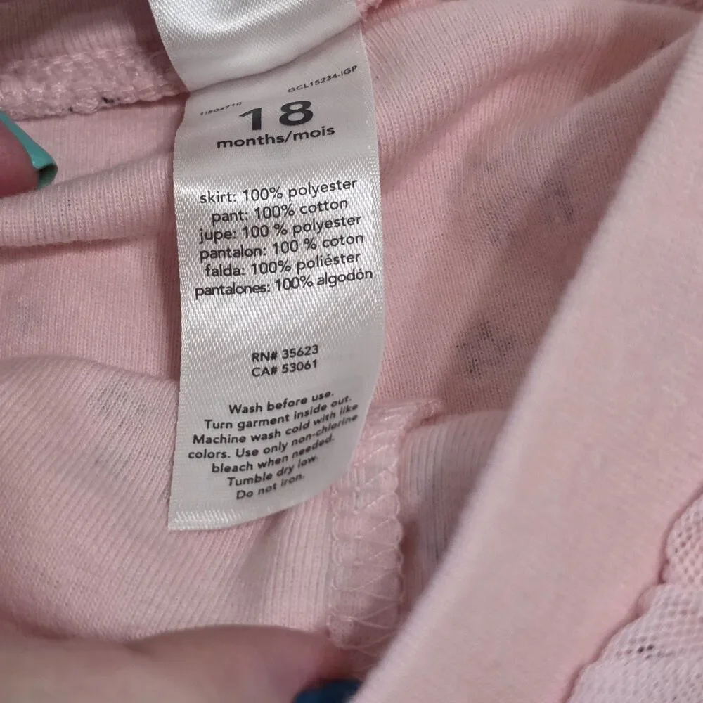 Carter's Pink Tutu Pants Infants Size 18mo